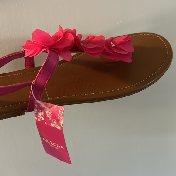 NWT 🌺WOMEN'S ARIZONA ADELE ADJUSTABLE STRAP FLAT SANDALS SZ 10 - Picture 4 of 11